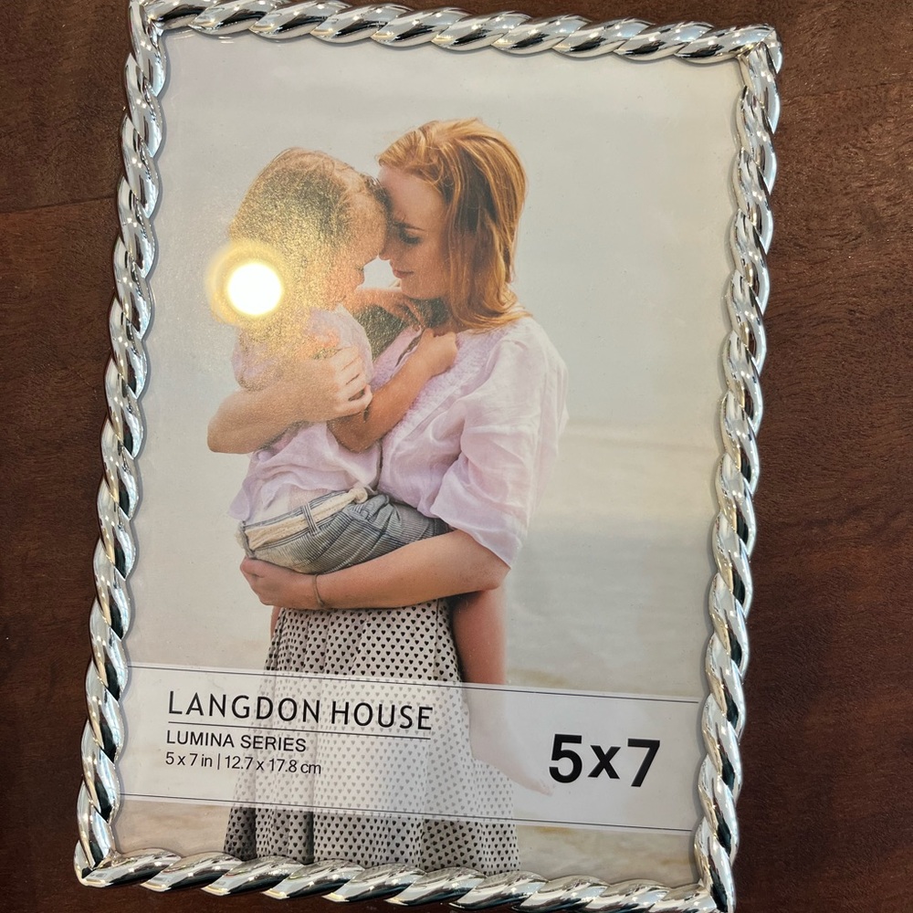 Silver Braided Frame